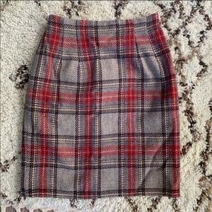 Vintage wool pencil skirt